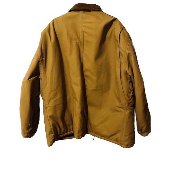 VTG Carhartt Detroit Lined Jacket C03 BRN 3XL(54) Reg Outdoors Coat Made In USA - Picture 6 of 16